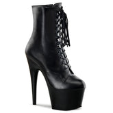 7 Inch Heel ADORE-1020 Black Leather
